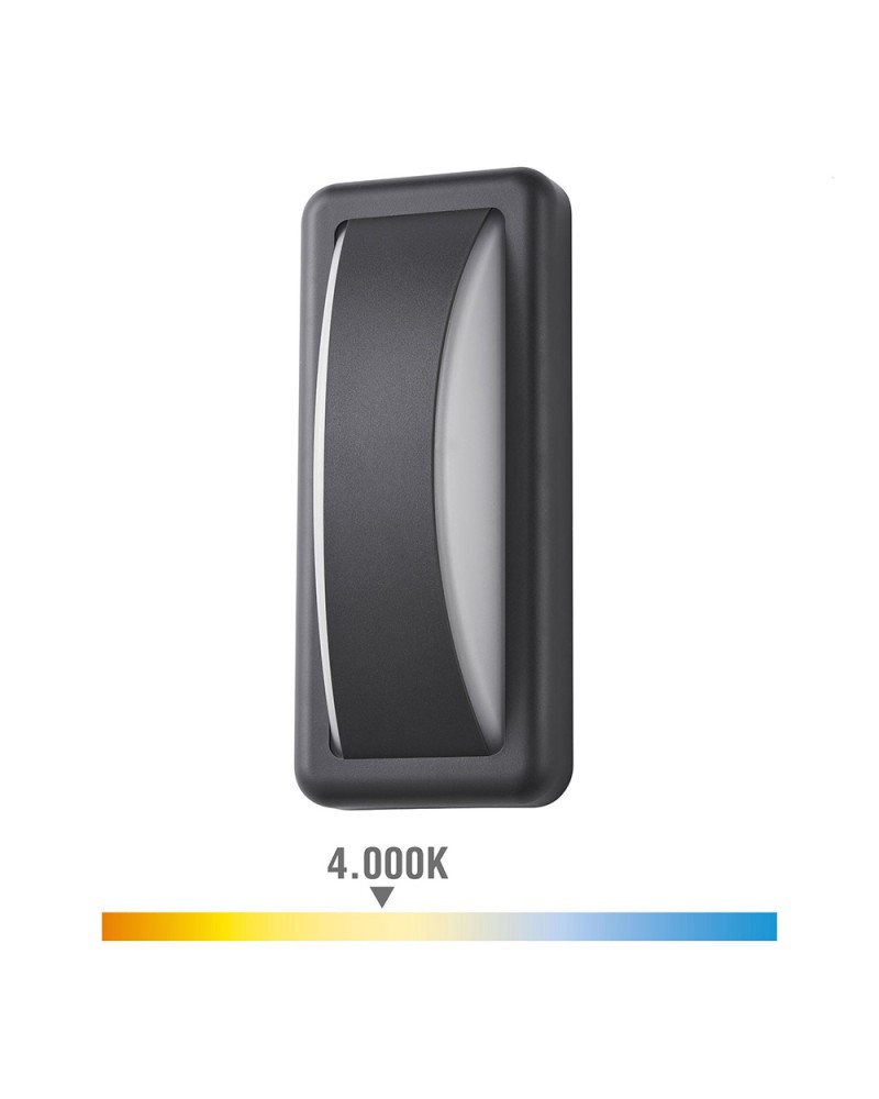 Aplique led 6w 200lm 4000k luz dia ip65 rectangular edm | Iluminación led | Aplique led 6w 200lm 4000k luz dia rectangular ed...